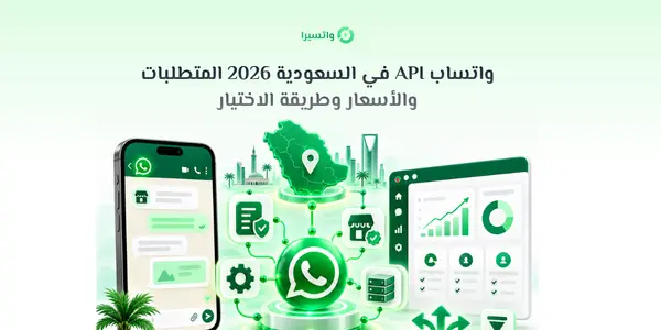 واتساب API في السعودية 2026: المتطلبات والأسعار وطريقة الاختيار